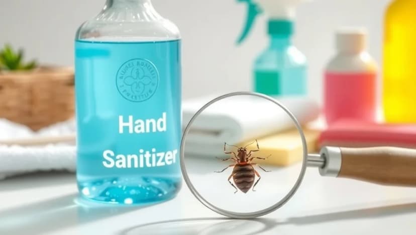 Kan handsprit ge dör löss och skador